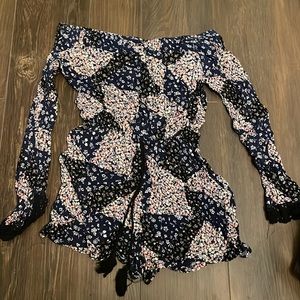 Off the shoulder romper